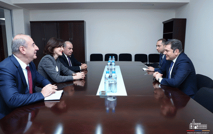At Bochorishvili’s request, Deputy Minister Hovhannisyan provided updates on the security situation around Armenia