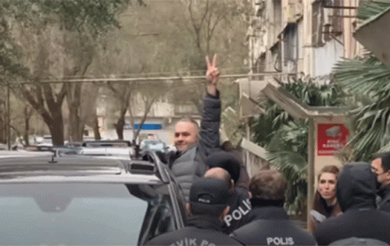 Azerbaijan police arrest Abzas Media director Ulvi Hasanli, raid outlet