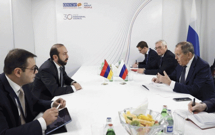 Ararat Mirzoyan has met with Sergey Lavrov