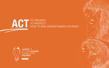 OSCE joins 16 Days of Activism campaign, calls for immediate action to eliminate violence against women and girls
