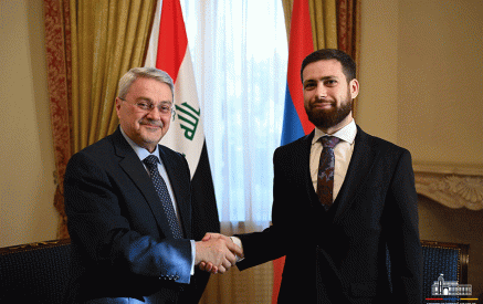 Vahan Kostanyan and Mohammed Hussein Bahr AlUloom highly appreciated the level of the Armenian-Iraqi political dialogue