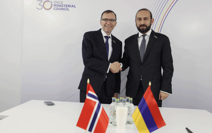 Mirzoyan stressed the importance of active cooperation and development assistance with Norway
