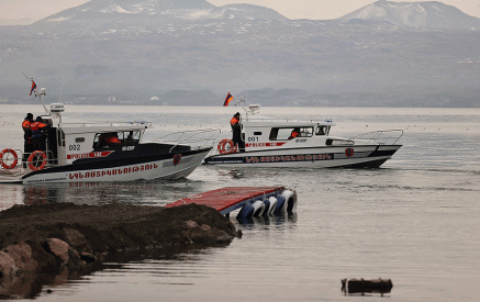 In Armenia, the policeman and the rescuer should become the most trusted people. The Water Patrol Service launch in Lake Sevan