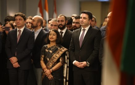 Democracy and constitutionality are laid in the basis of the centuries-old friendship of the peoples of two countries: Alen Simonyan at reception of 75th anniversary of National Day of the Republic of India