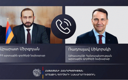 The Foreign Ministers of Armenia and Poland touched upon the security situation in the South Caucasus
