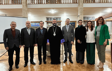 The delegation of matenadaran is in the Islamic Republic of Iran