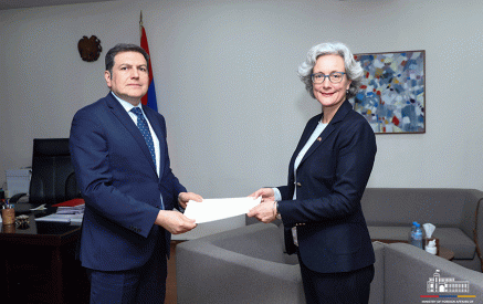 The newly appointed Ambassador of Norway handed over a copy of credentials to the Deputy Foreign Minister of Armenia