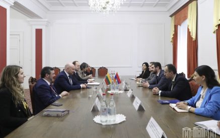Arman Yeghoyan highlighted the role of Lithuania in deploying the EU Civilian Observation Mission on the border of Armenia