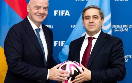 FFA President Armen Melikbekyan met with FIFA President Gianni Infantino