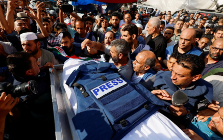Israel-Gaza war propelled journalist killings to near-record high