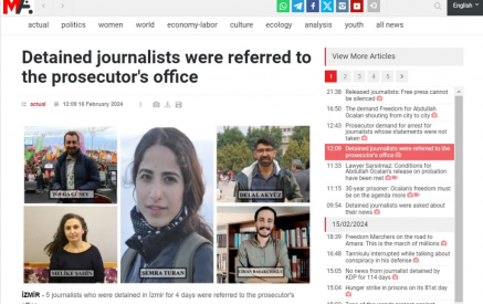 Turkey puts 5 journalists under house arrest or judicial control