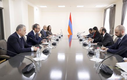 Ararat Mirzoyan and Stefano Tomat exchanged views on issues of the broad agenda of the Armenia-EU partnership