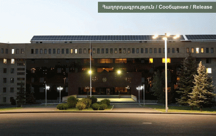 The implementation of engineering works within the sovereign territory of Armenia is the exclusive sovereign right of the Republic of Armenia: The Ministry of Defence of Armenia