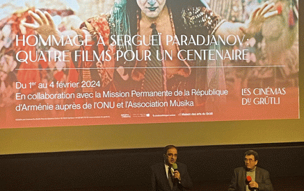 Sergei Parajanov’s centennial was celebrated in Geneva under the auspices of the Permanent Mission of Armenia and UNESCO