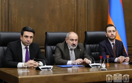 Civil Contract Faction meets with Prime Minister Nikol Pashinyan