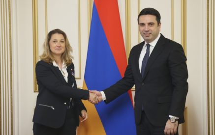 “Armenia deeply highlights the deployment of the EU Observation Mission on the Armenia-Azerbaijan border. It is of great importance in the establishment of peace and security in the region”-Alen Simonyan