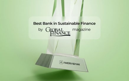 Global Finance Recognizes Ameriabank’s Leadership in Sustainable Finance in Armenia
