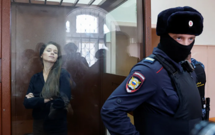 Russia detained journalist Antonina Favorskaya for 2 months for reporting on late opposition leader Navalny