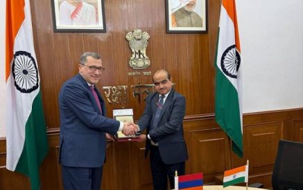 Deputy Minister of Defence of Armenia, Karen Brutyan is currently on a working visit to India