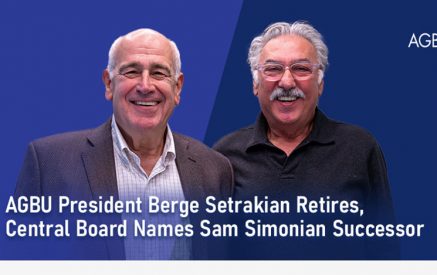 AGBU President Berge Setrakian Retires, Central Board Names Sam Simonian Successor
