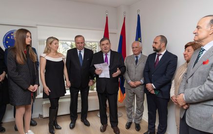 Inauguration of the New Office of the European Armenian Federation for Justice and Democracy