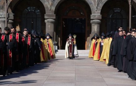 Palm Sunday Celebrated in the Mother See of Holy Etchmiadzin