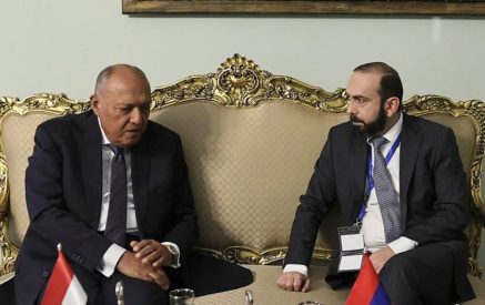 The Foreign Ministers of Armenia and Egypt exchanged views on the bilateral agenda and prospects for expanding the political dialogue
