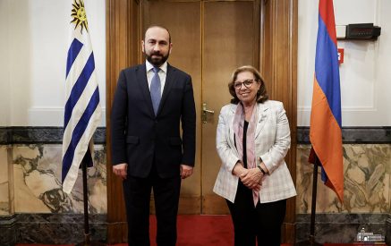 Ararat Mirzoyan had a meeting with Ana Olivera, President of the Chamber of Representatives of Uruguay