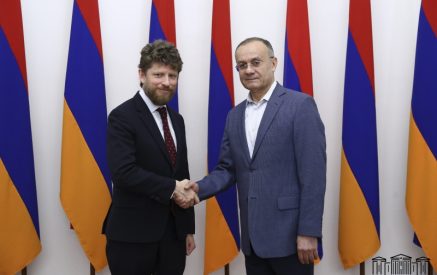 Seyran Ohanyan presented to the Ambassador the chronology of the Nagorno-Karabakh conflict