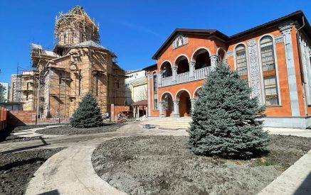 Construction of St. Mariam Astvatsatsatsin Cathedral continues in Krasnodar