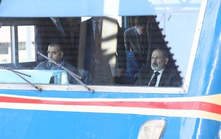 Nikol Pashinyan observes the railway infrastructures leading to the Academic City and the possibilities to develop them