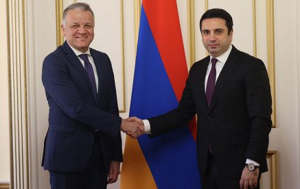 Alen Simonyan to Vasslis Maragos: Armenia and EU committed to expand and deepen the cooperation in all possible spheres