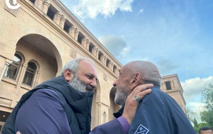 Archbishop Bagrat Galstanyan Meets Karabakh Armenians