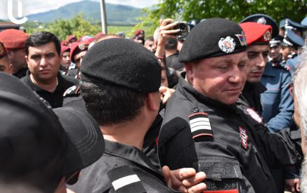 Protesters Detained Outside Armenian Border Village