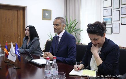 Anahit Manasyan and Maxim Longangue discussed recent cases of alleged obstruction of the professional activities of journalists