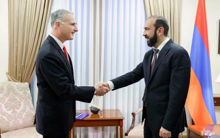 Ararat Mirzoyan and Louis Bono touched upon the Armenia-US bilateral agenda, including in the framework of the Strategic Dialogue established between the two countries