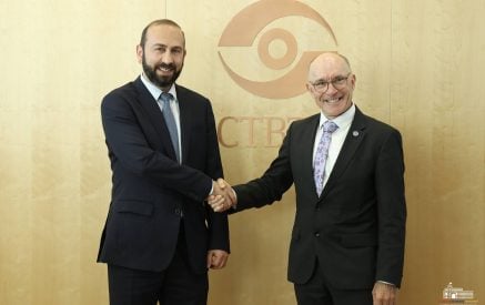 Ararat Mirzoyan and Robert Floyd emphasized the role of the Comprehensive Nuclear-Test-Ban Treaty