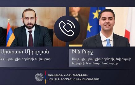 The Ministers of Foreign Affairs of Armenia and Malta referred to regional issues