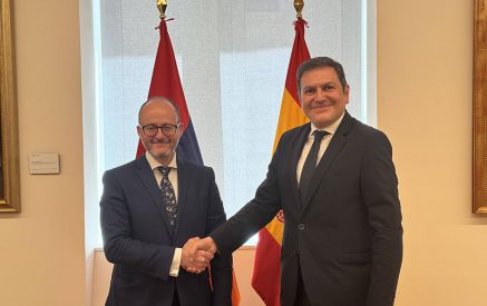 Paruyr Hovhannisyan and Diego Martínez Belío discussed further deepening of the Armenia-EU partnership