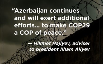 Advertising Campaign Launched During Bonn Climate Change Conference Challenges Azerbaijan to Prove Commitment to “COP of Peace” Claims by Releasing Armenian Political Prisoners