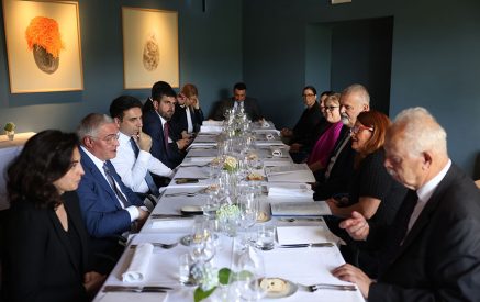 The perspectives of expanding the Armenia-Slovenia bilateral interaction, particularly, in the trade-economic, cultural, educational and scientific spheres were discussed