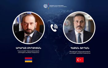 Mirzoyan and Fidan discussed issues of continued dialogue between the two countries as well as related to regional developments