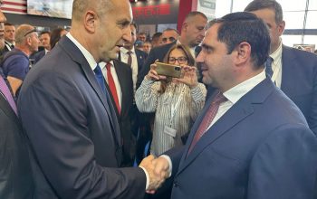 Suren Papikyan had short conversation with President of Bulgaria