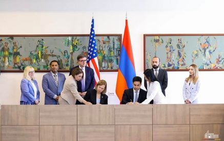 A signing ceremony of the “Agreement between the Government of the Republic of Armenia and the US Government on mutual assistance of their customs authorities” was held