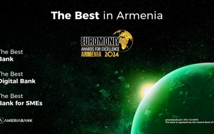 Ameriabank Receives 3 Awards for Excellence by Euromoney: the Best Bank, the Best Digital Bank, and the Best Bank for SMEs in Armenia for 2024