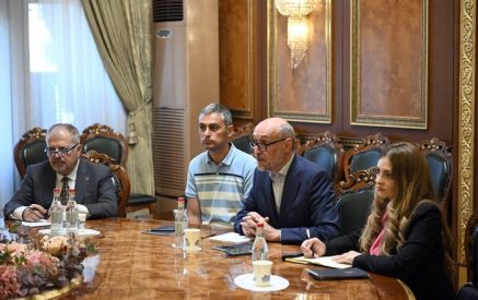 Arayik Harutyunyan receives Jérôme Leyraud, IFES Country Director for Armenia