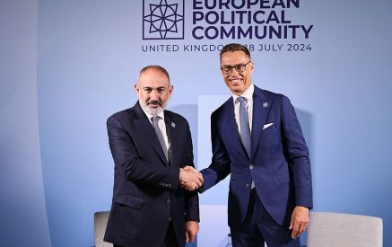 Nikol Pashinyan and Alexander Stubb referred to the deepening of cooperation between Armenia and the European Union