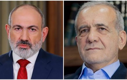 Nikol Pashinyan and Masoud Pezeshkian hold phone talk