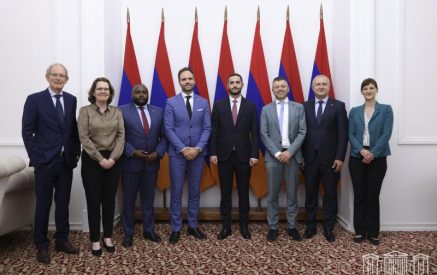 Ruben Rubinyan receives delegation of Standing Committee on Foreign Affairs of House of Representatives (Parliament) of the Netherlands