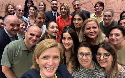 Samantha Power thanked USAID Armenia office staff